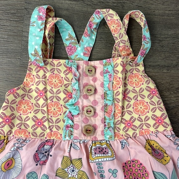 Matilda Jane Floral Step Right Up Ellie Dress Girls Happy And Free Size 6 - Picture 2 of 7